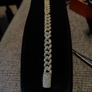 Gold Moissanite Bracelet